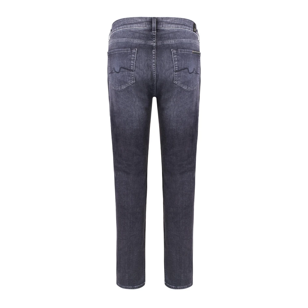 7 For All Mankind Zwarte Jeans Model Jsmxc340Ap Gray Heren
