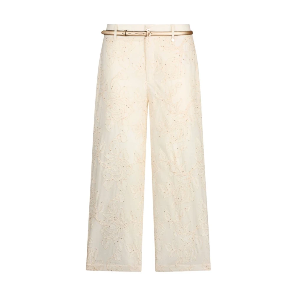 Liu Jo Donna Beige Pantaloni, L, New,
