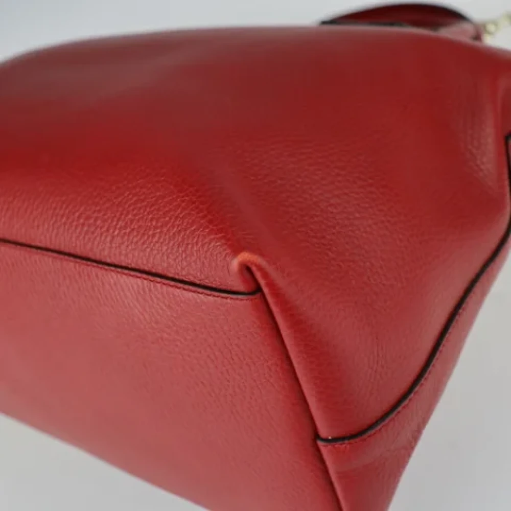 Gucci Vintage Pre-owned Leather handbags Red Dames