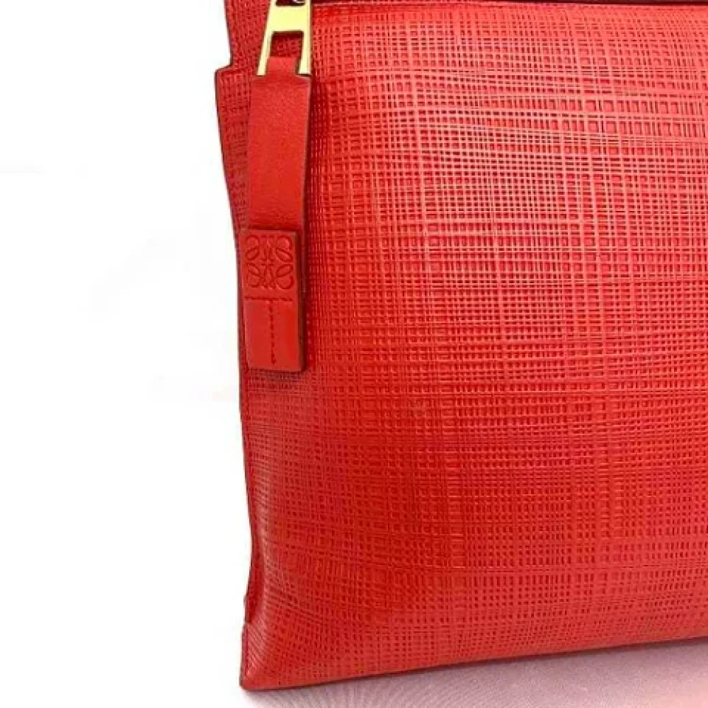 Loewe Pre-owned Fabric handbags Red Dames