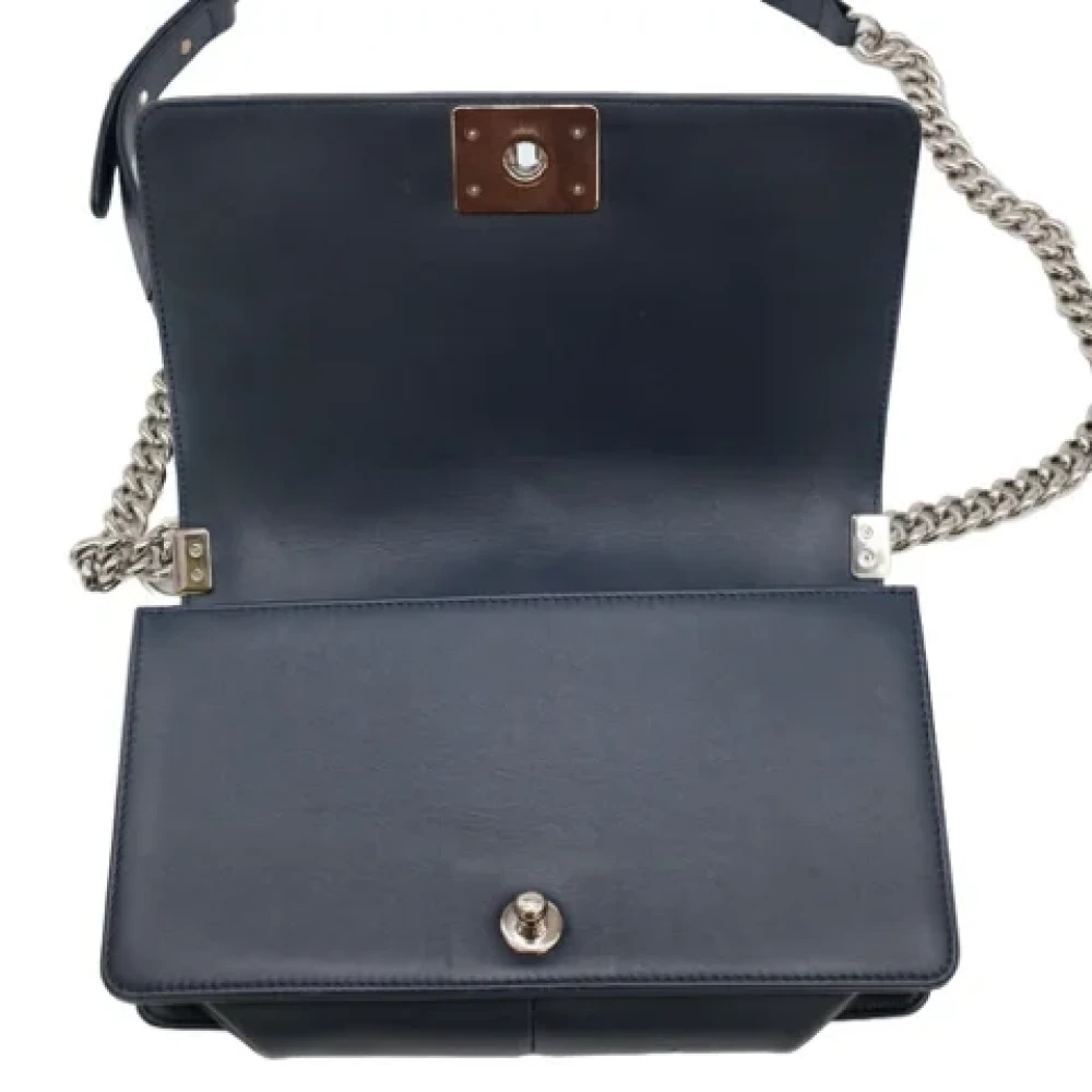 Chanel Vintage Pre-owned Canvas chanel-bags Blue Dames