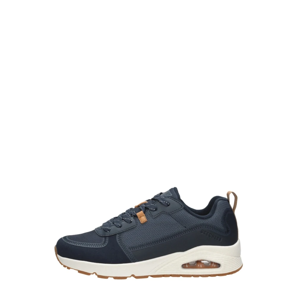 Skechers Uno Layover Heren Schoenen Blauw