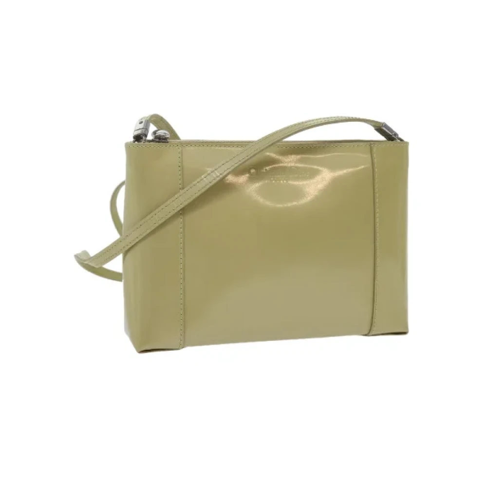 Dior Vintage Pre-owned Leather dior-bags Beige Dames