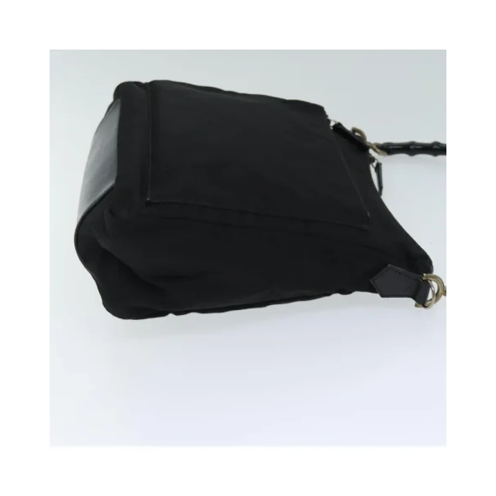 Gucci Vintage Pre-owned Nylon handbags Black Dames