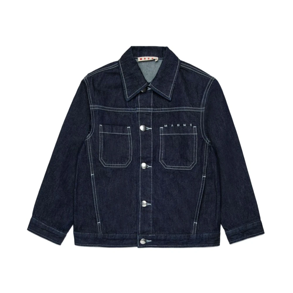 Marni Unisex Kids Blue Light Jackets, 12 Y, Coats