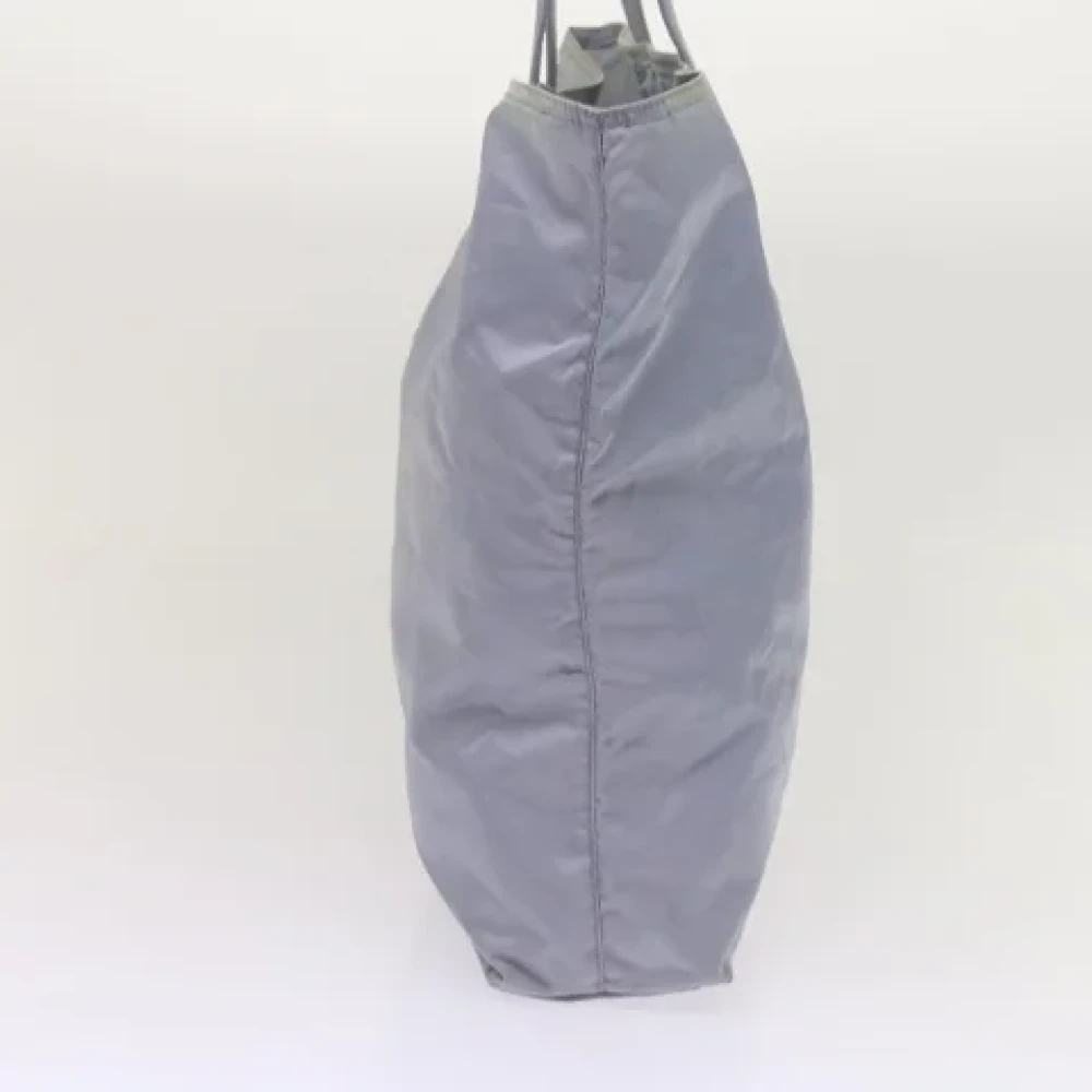 Prada Vintage Pre-owned Nylon totes Blue Dames