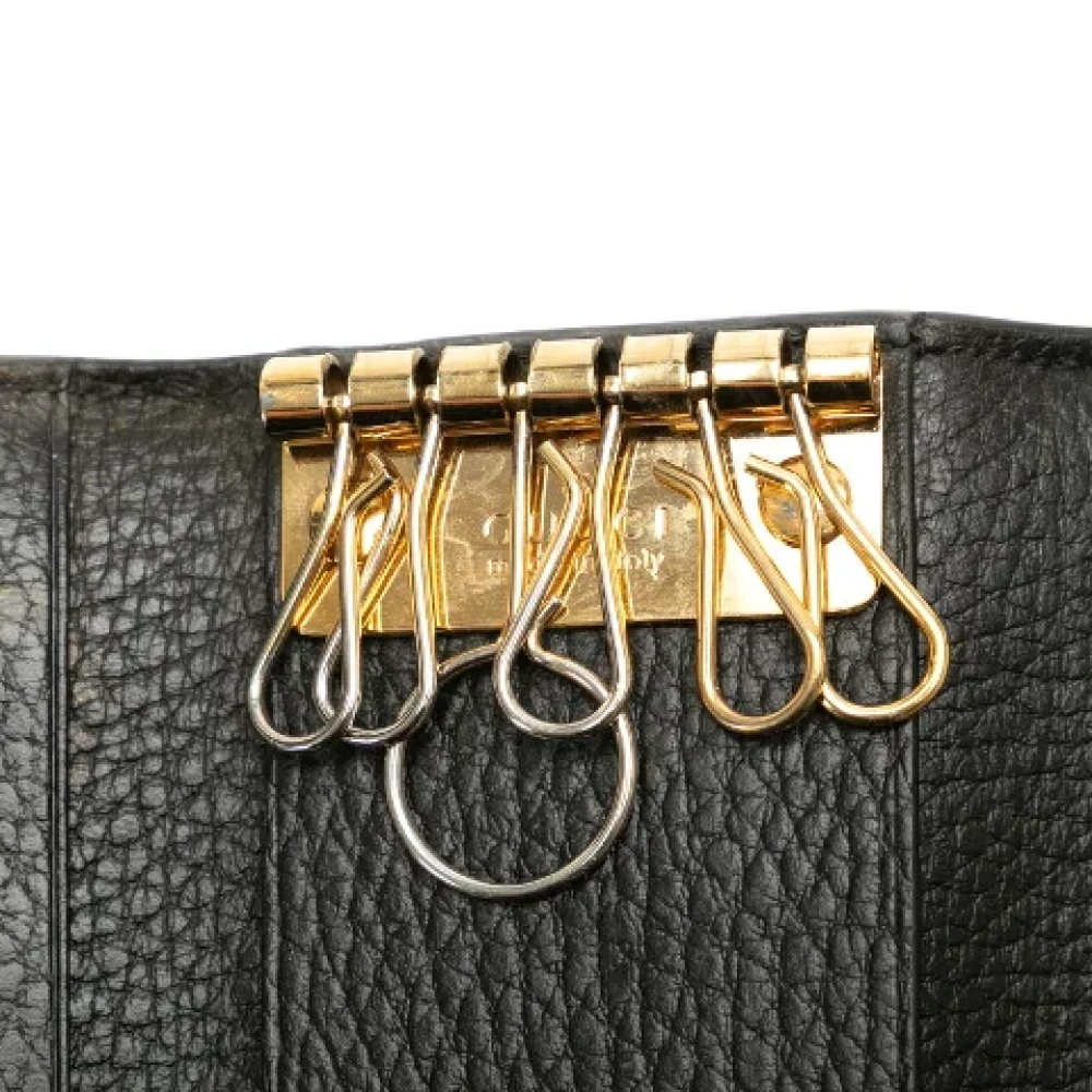 Gucci Vintage Pre-owned Canvas key-holders Beige Dames