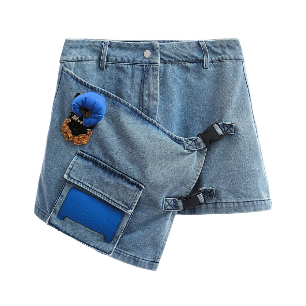 Skirts > Denim Skirts - - Mod Wave Movement - Modalova