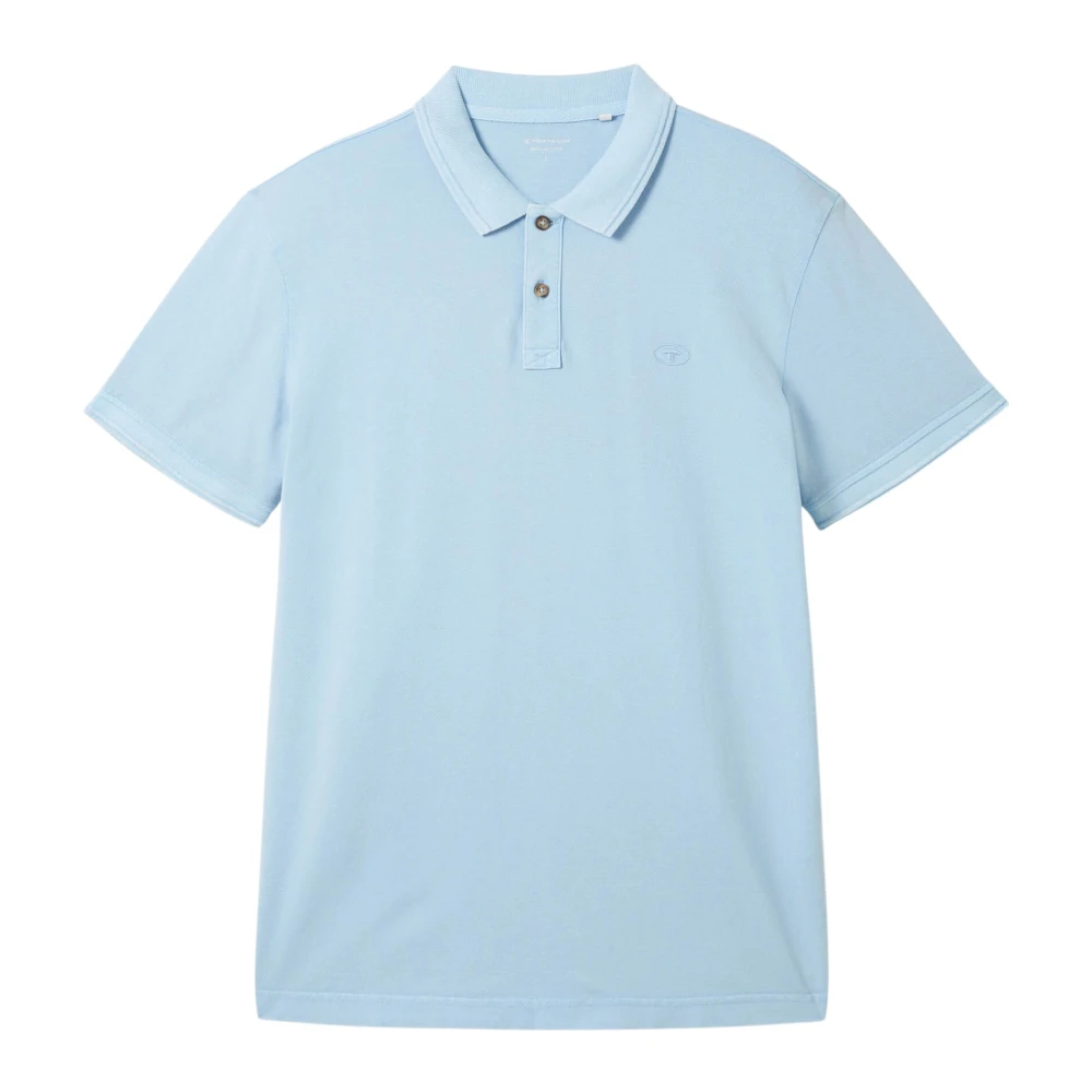 Tom Tailor Polo Shirts Blue Heren