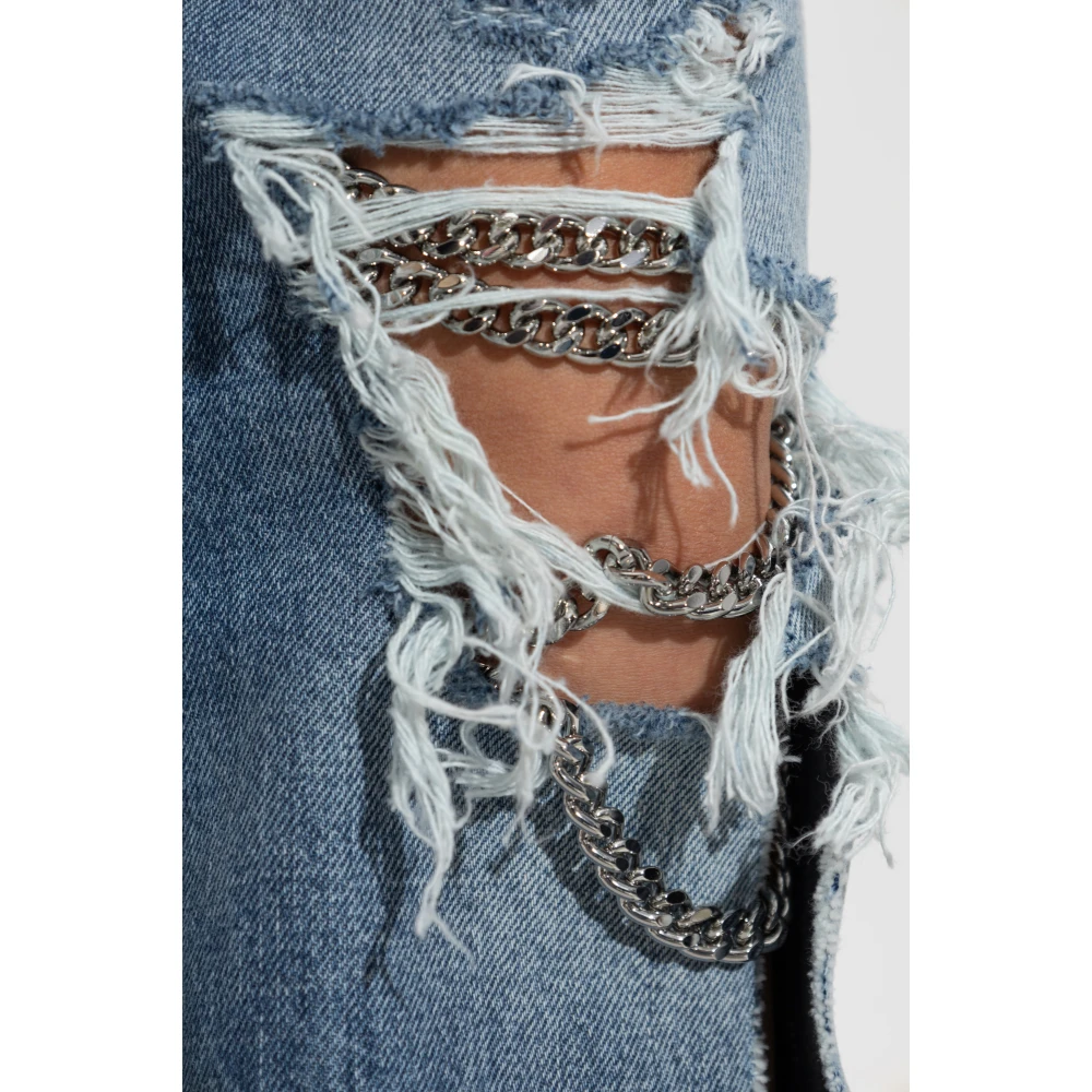Stella Mccartney Jeans met vintage effect Blue Dames