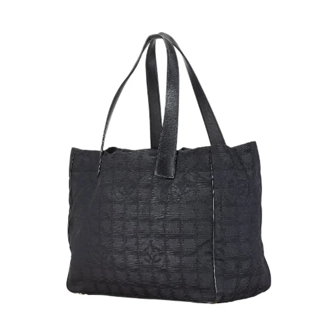 Chanel Vintage Pre-owned Canvas chanel-bags Black Dames
