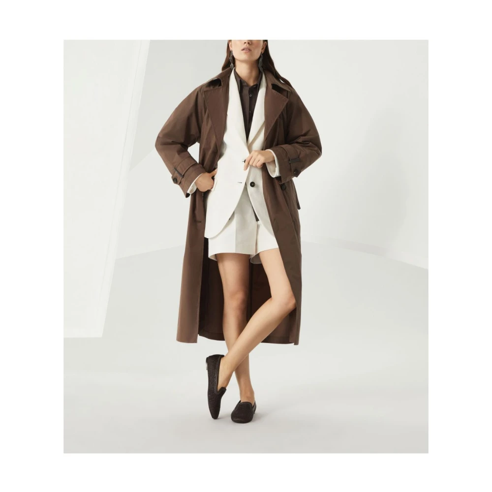 BRUNELLO CUCINELLI Elegante Shorts voor Mannen White Dames