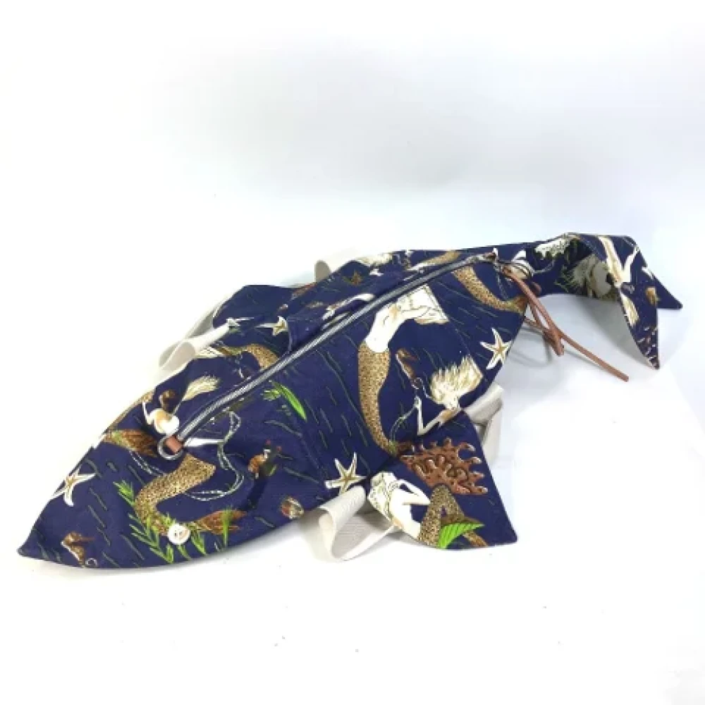 Loewe Pre-owned Fabric travel-bags Blue Dames