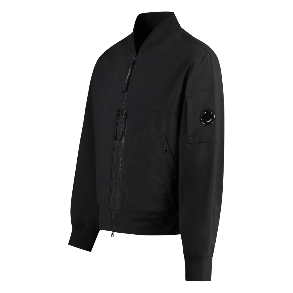C.P. Company Techno Stofjas met Logopatch Black Heren