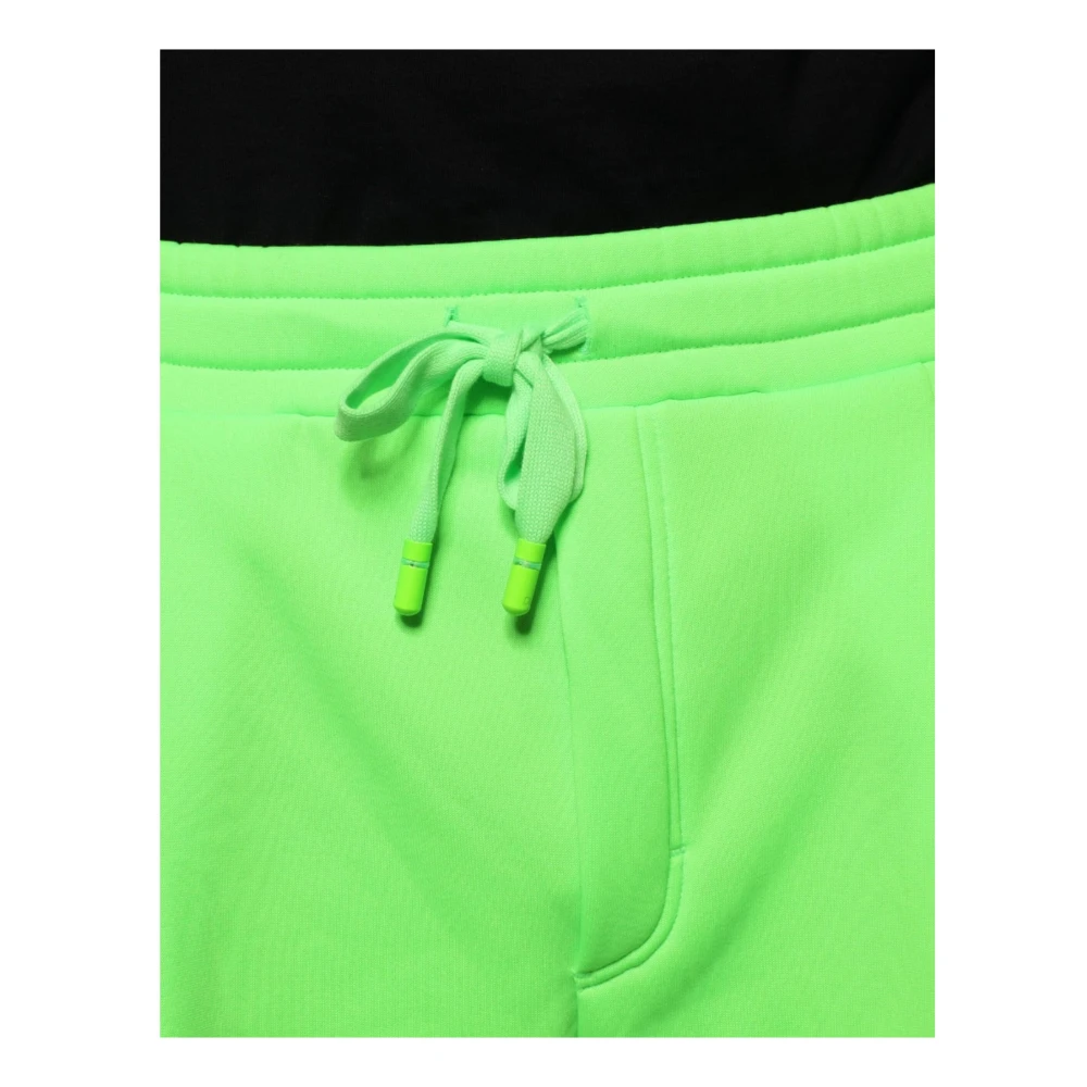 Dolce & Gabbana Neon Green Cargo Jogger Sweatpants Green Heren