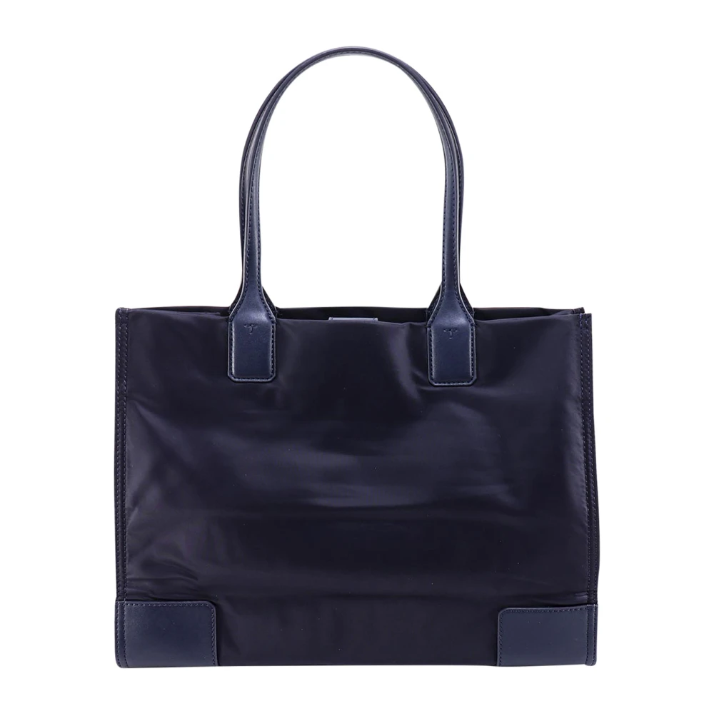 TORY BURCH Nylon Schoudertas met Logo Blue Dames