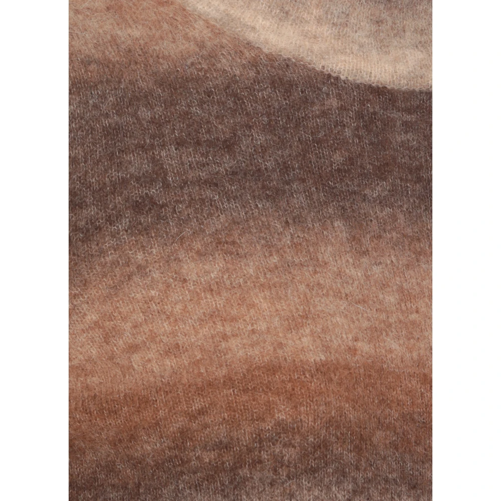 Kangra Bruine Cashmere Alpaca Hoge Hals Trui Brown Dames