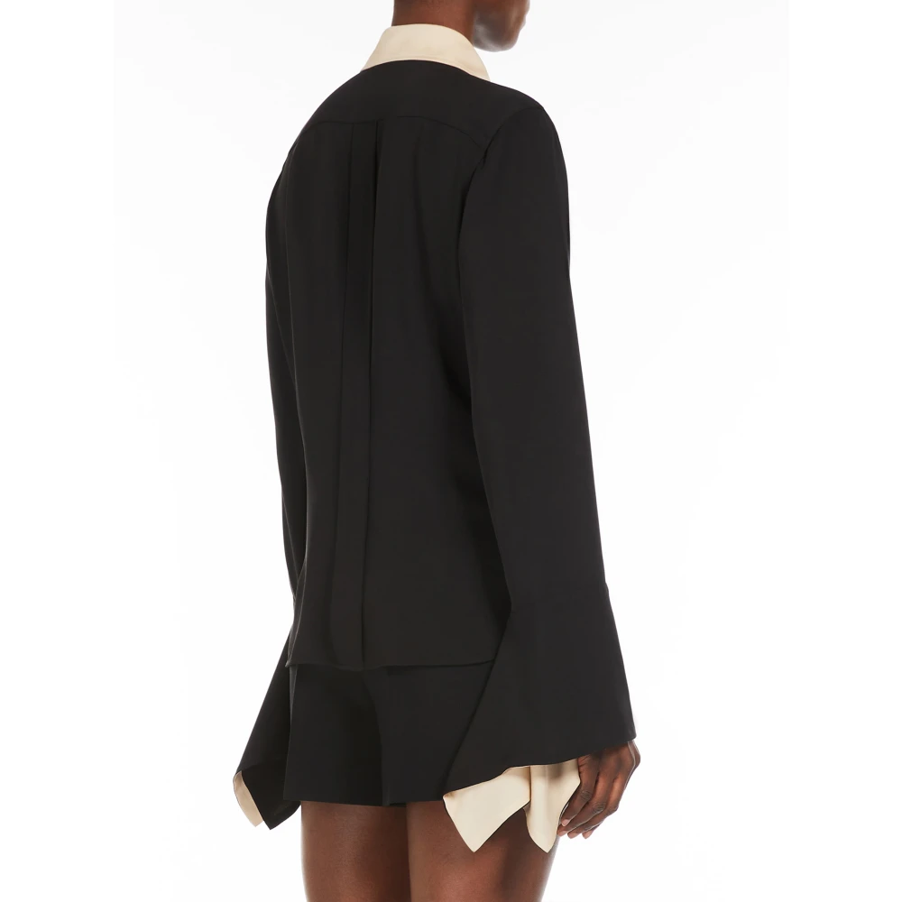 Max Mara Nero PIO Stijlvolle Modieuze Jurk Black Dames