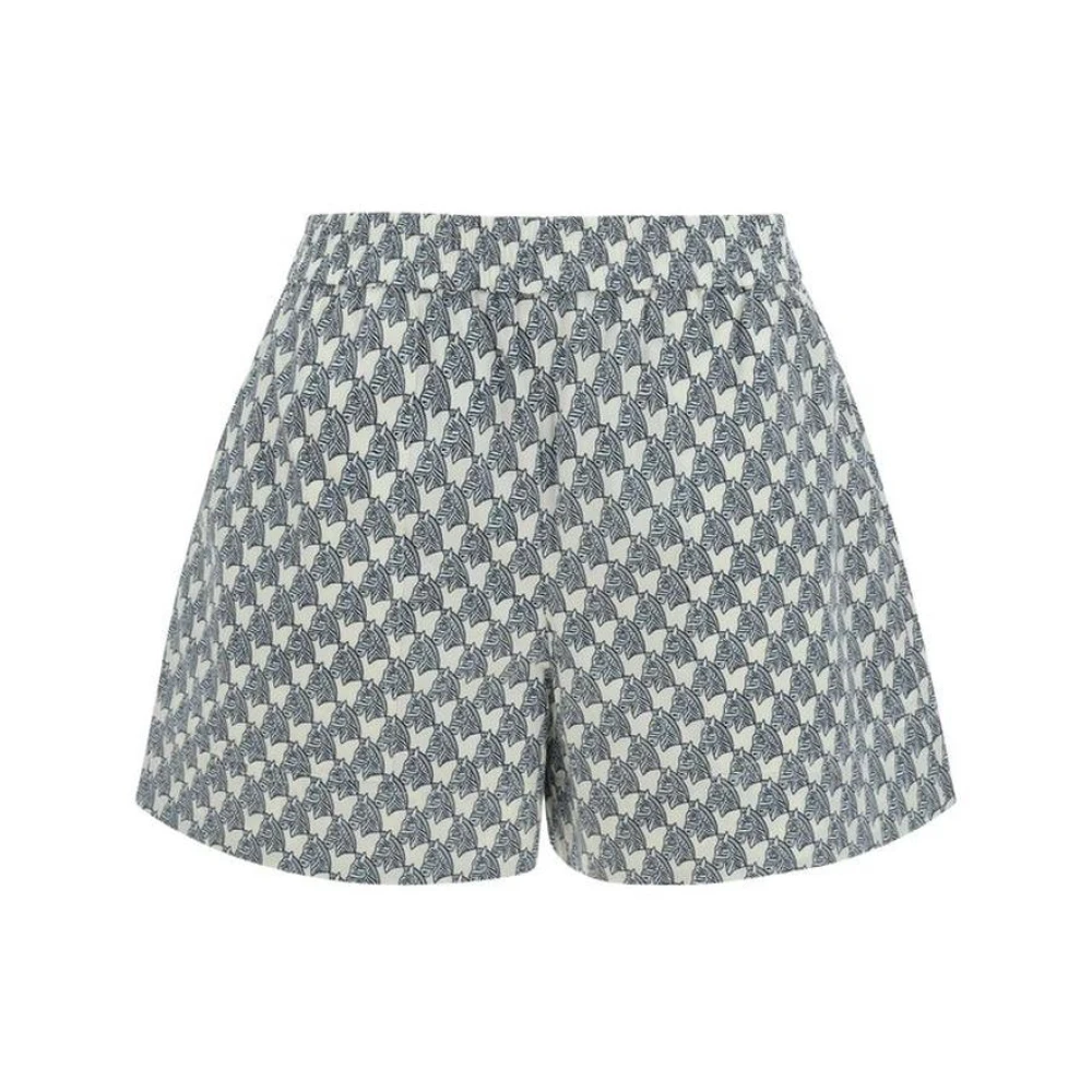 TORY BURCH Casual paardenprint shorts Multicolor Dames