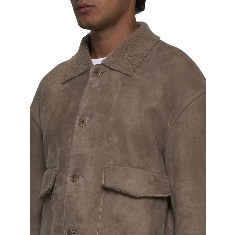 Salvatore Santoro Luxe Jassen Collectie Beige Heren