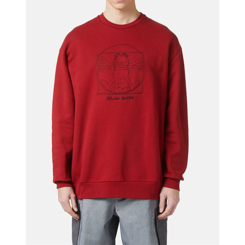 Iceberg Rode over-fit sweatshirt Red Heren