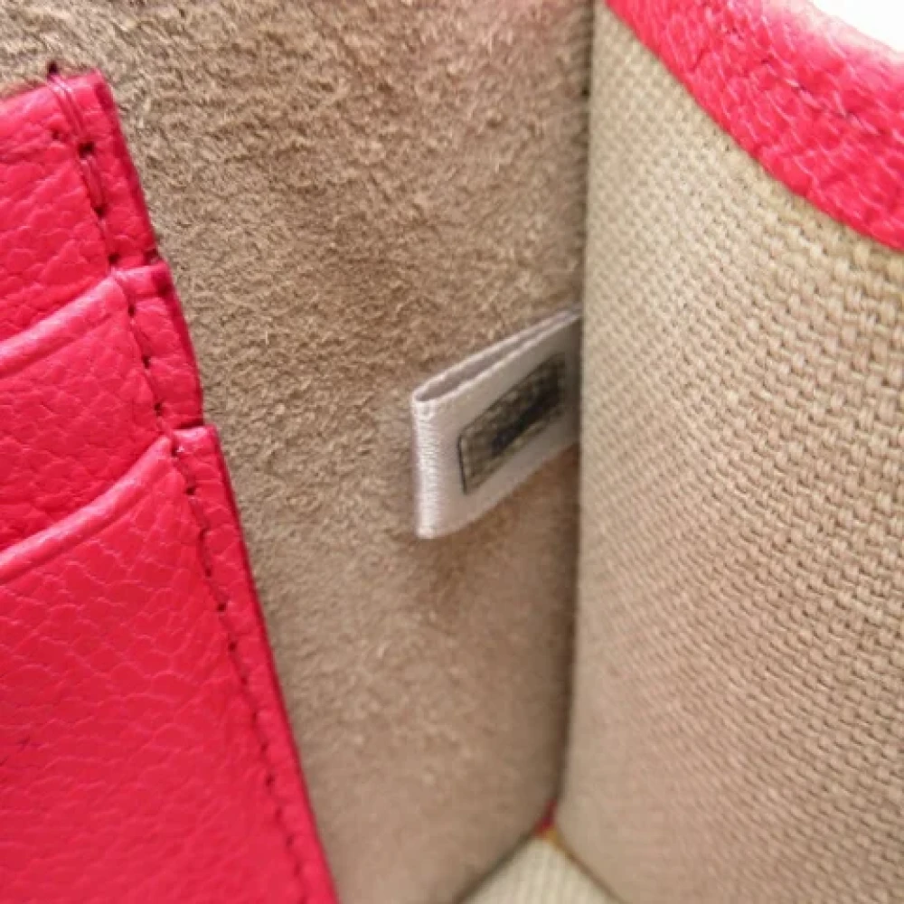 Jimmy Choo Pre-owned Fabric shoulder-bags Pink Dames