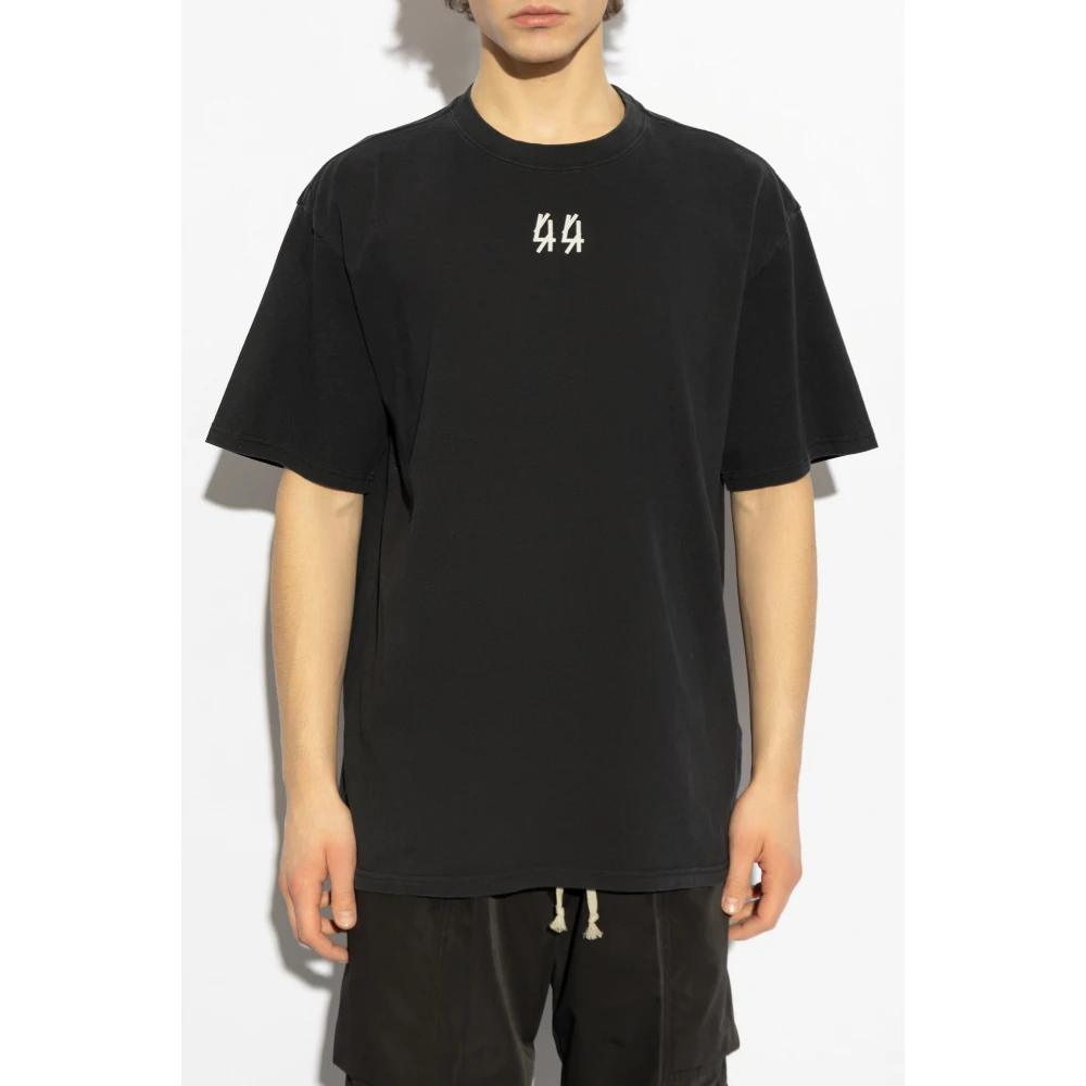 44 Label Group T-shirt met logo Black Heren