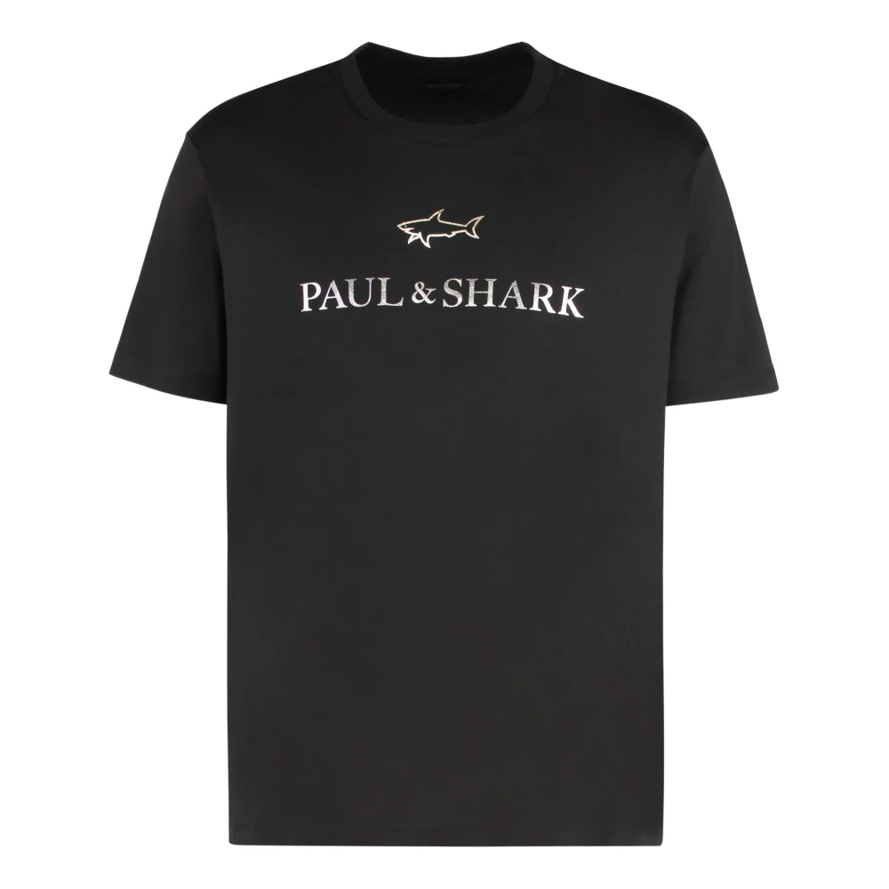 Paul & Shark T-Shirts - Male - T-Shirts - Black - S - Tops