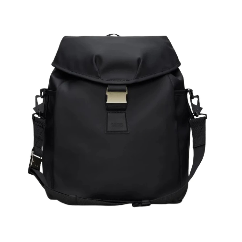 Rains Soft Rounded Bucket Rugzak Black Unisex