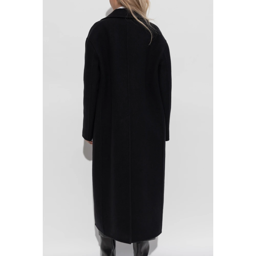 Jil Sander Wollen jas Black Dames