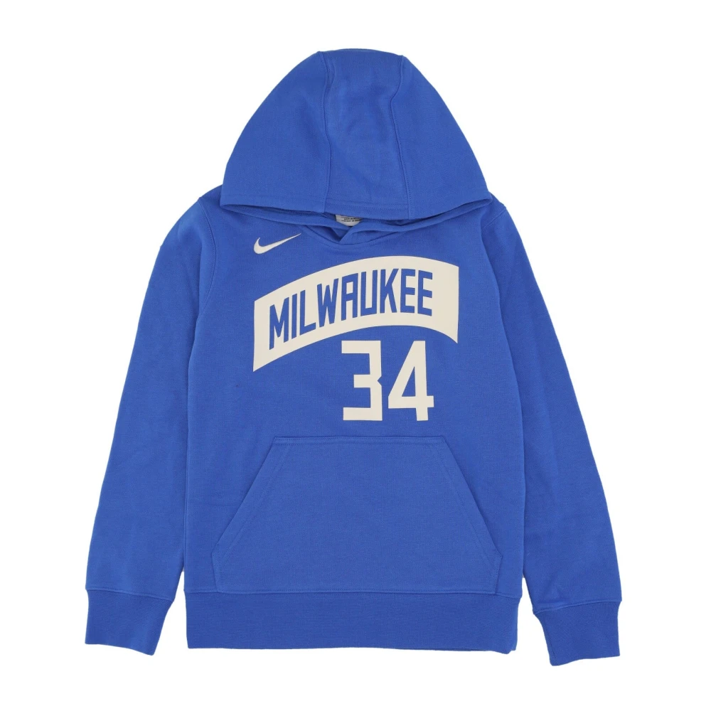 Nike Giannis Antetokounmpo NBA Club Hoodie Blue Heren