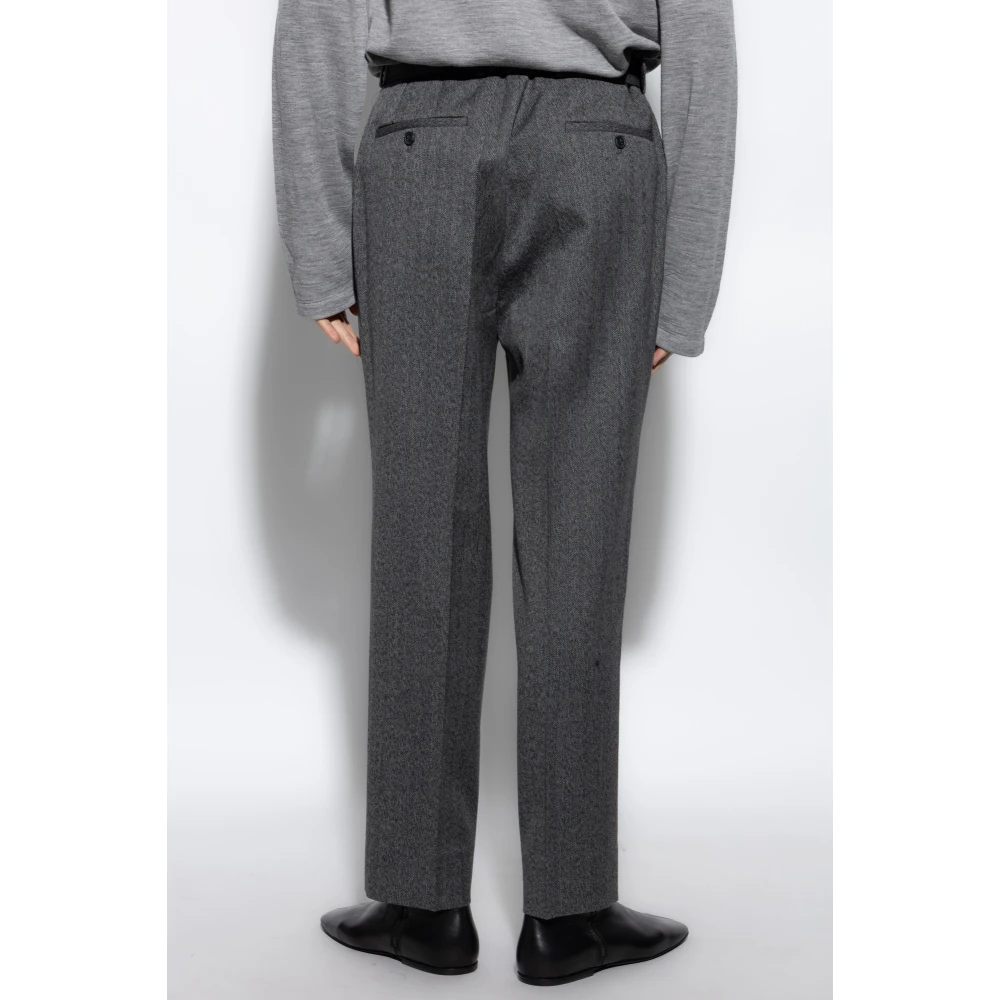 Officine Générale Wollen broek Gray Heren
