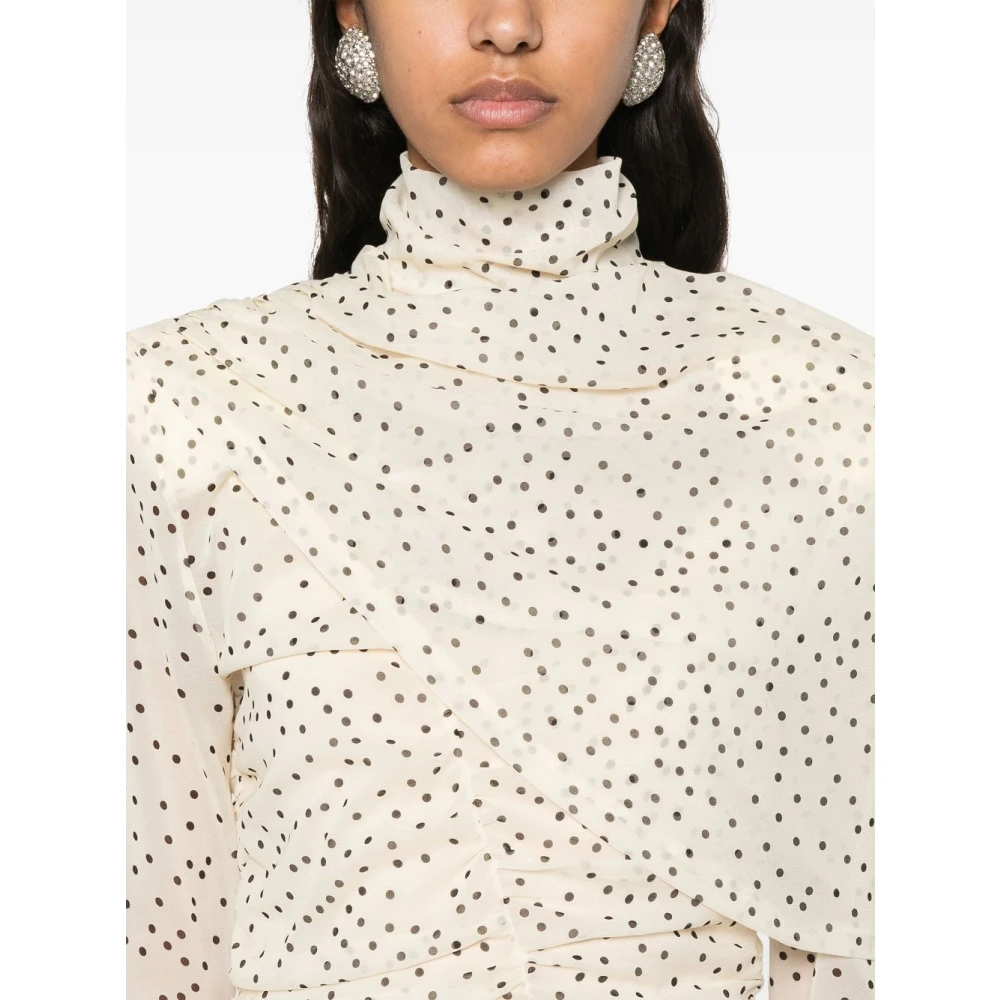 Magda Butrym Elegante Beige Jurk Beige Dames