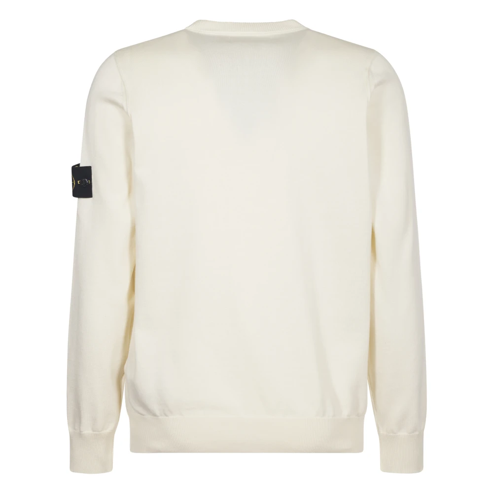 Stone Island Witte Sweaters voor Mannen White Heren