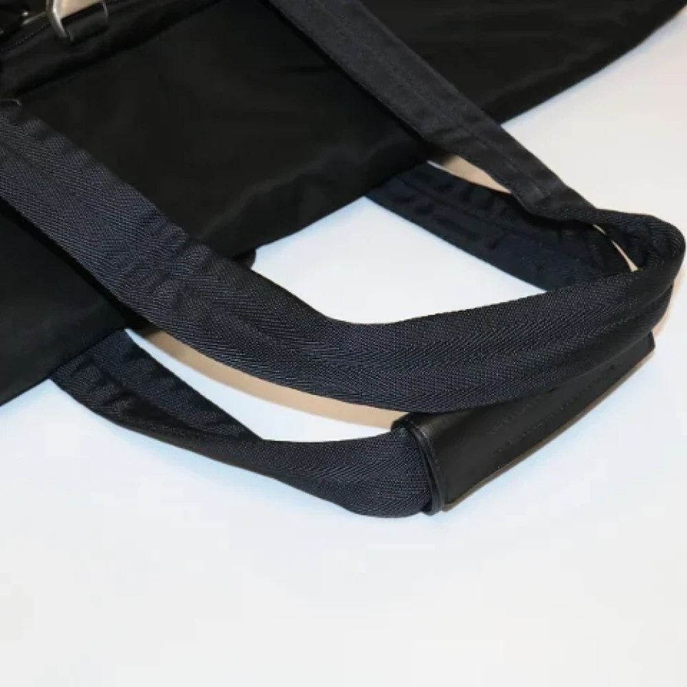 Prada Vintage Pre-owned Nylon travel-bags Black Dames
