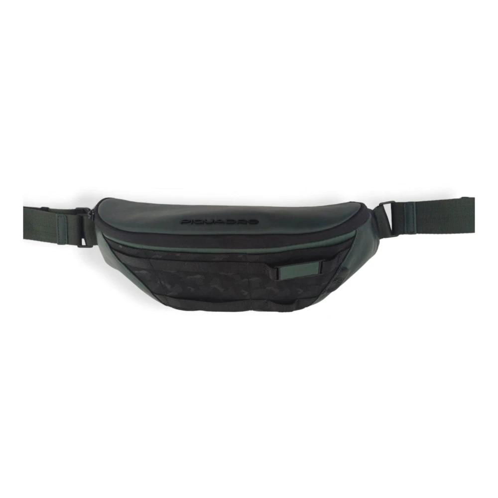 Piquadro Stijlvolle Crossbody Tas voor Dagelijks Gebruik Green Heren