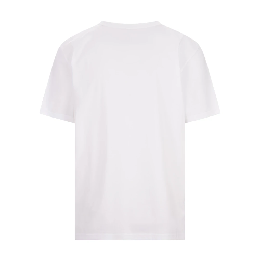 alexander mcqueen Skull Grafische Witte T-shirt White Heren