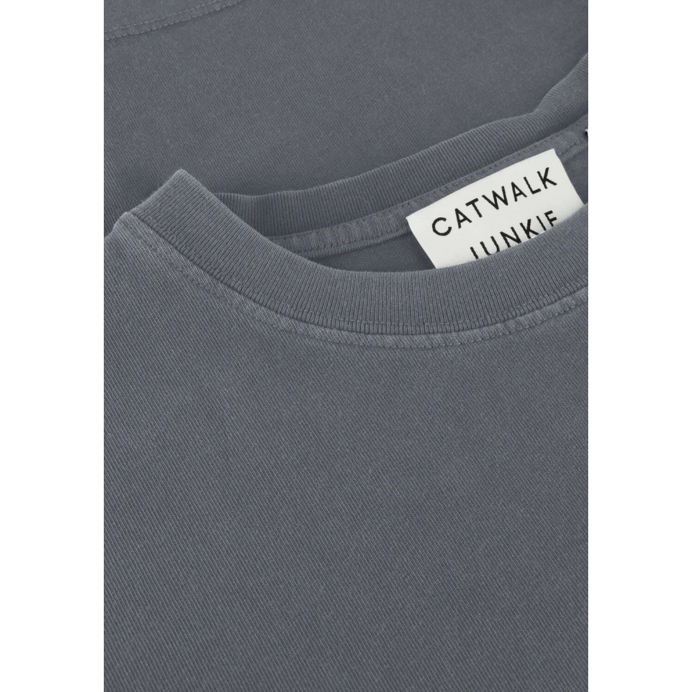 Catwalk Junkie Grijze Loose Fit Tshirt Gray Dames