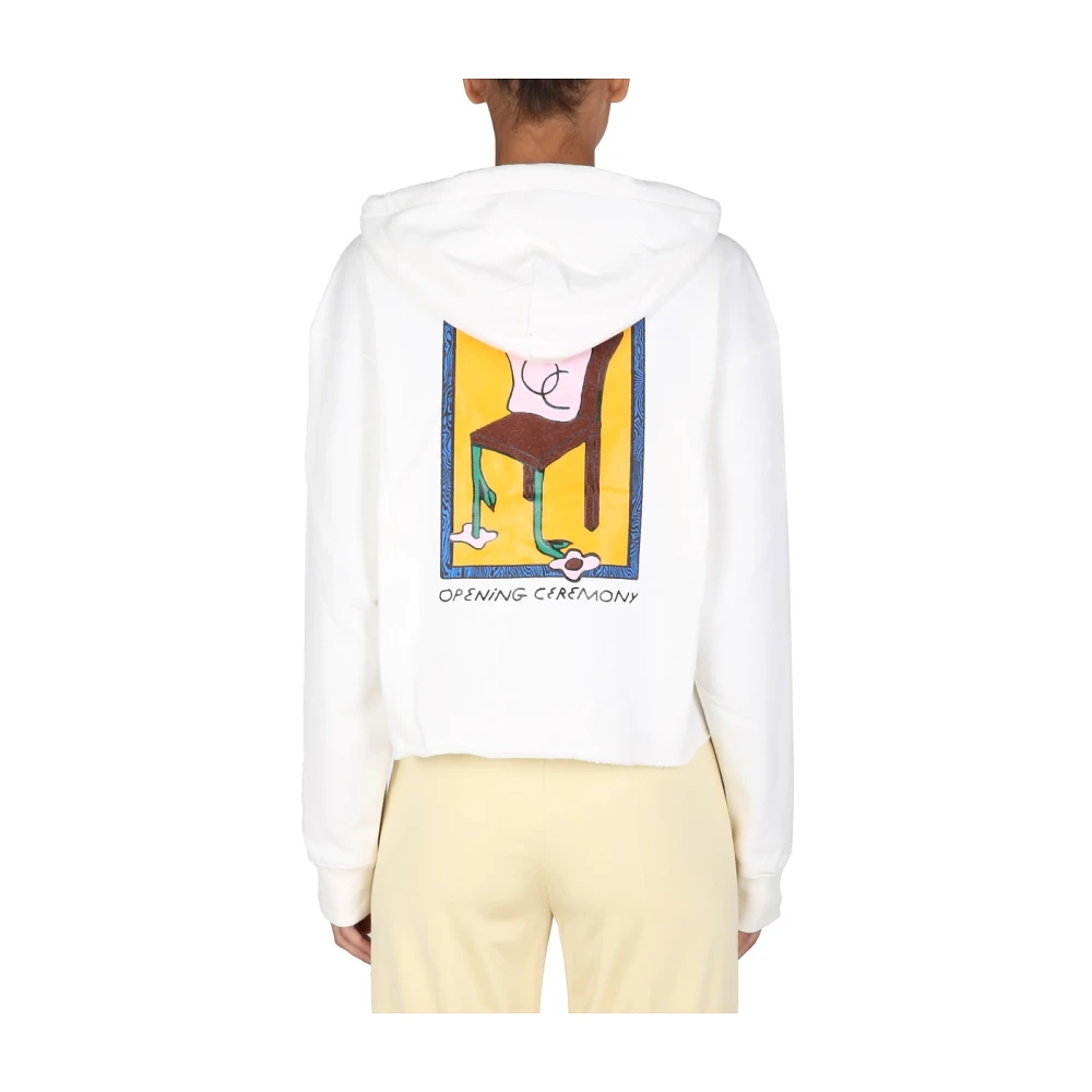 Opening Ceremony Hoodie White Dames