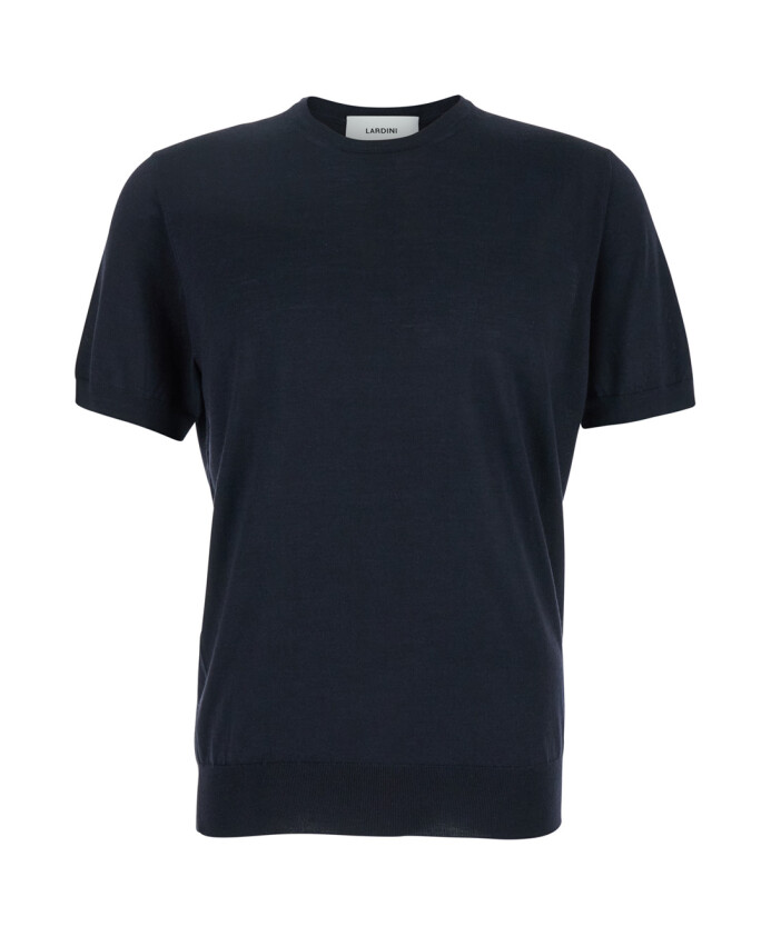 pull-bleu-a-col-rond-en-laine-et-soie