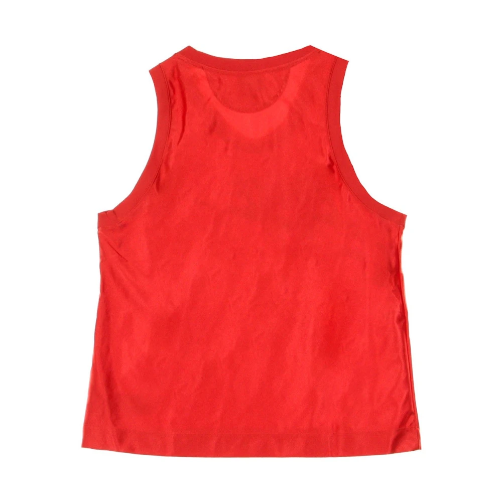 Nike Rood Metallic Goud Tanktop Red Dames