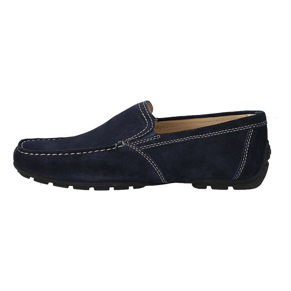 Geox Men's Blue Loafers, 11 Uk, Slip-On Loafer Moner