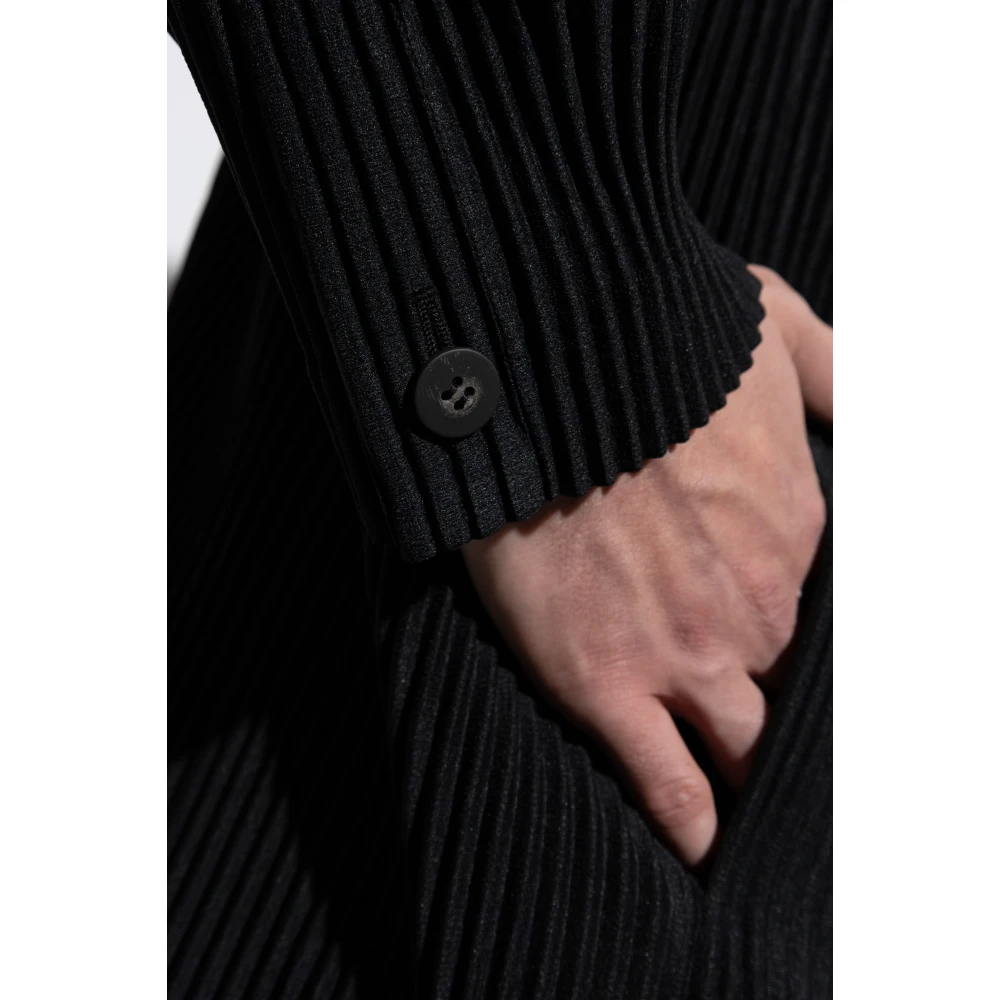 Issey Miyake Geplooide blazer Black Heren
