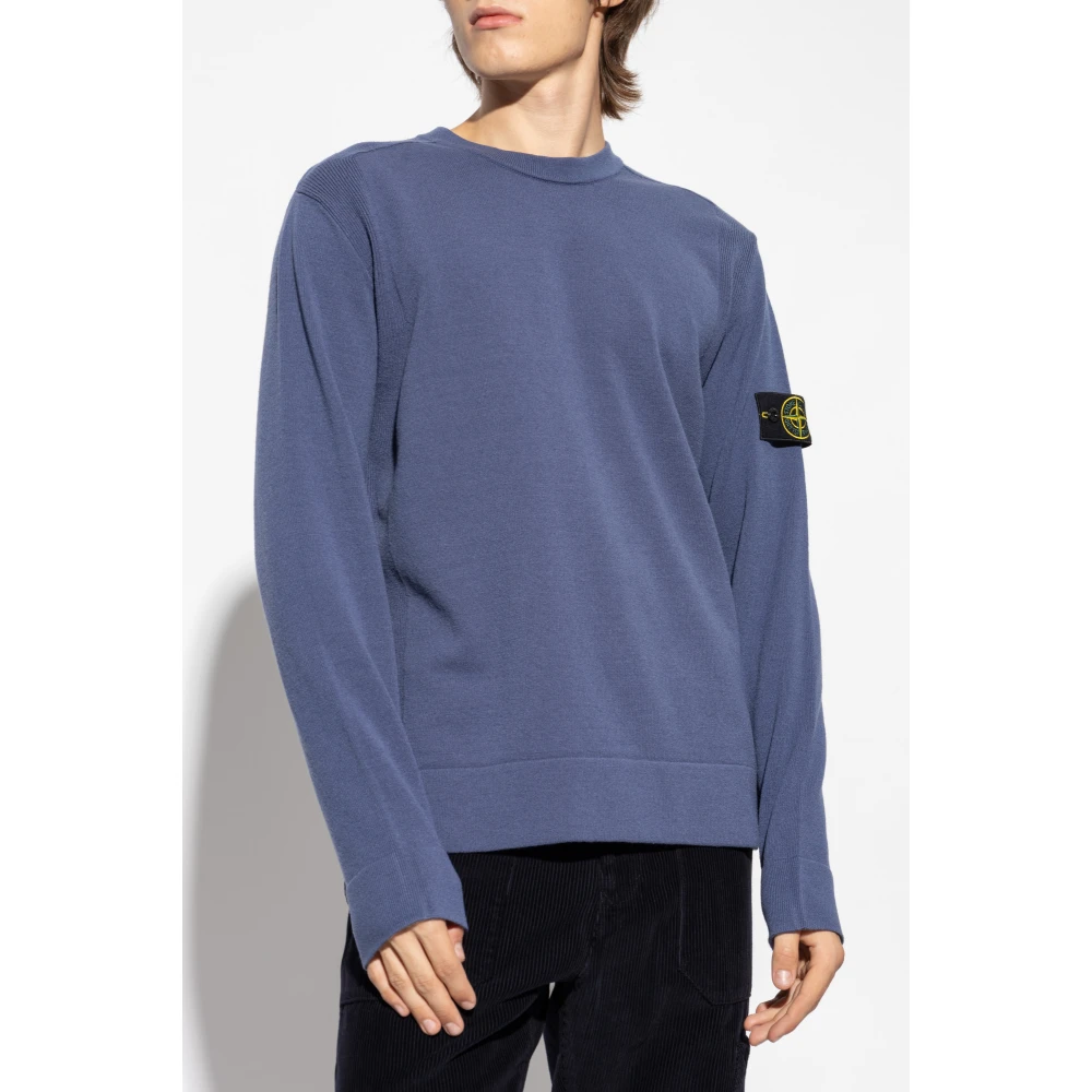 Stone Island Wollen trui Blue Heren