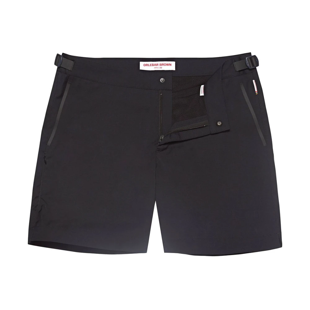 Orlebar Brown Men's Black Night Iris Swim Trunks - Beachwear - W31 - Swimwear