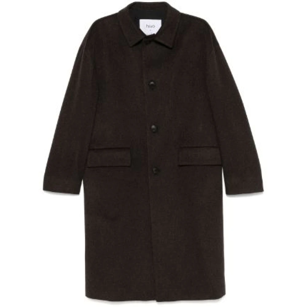 Hevo Stijlvolle Winterjas voor Vrouwen Brown Heren