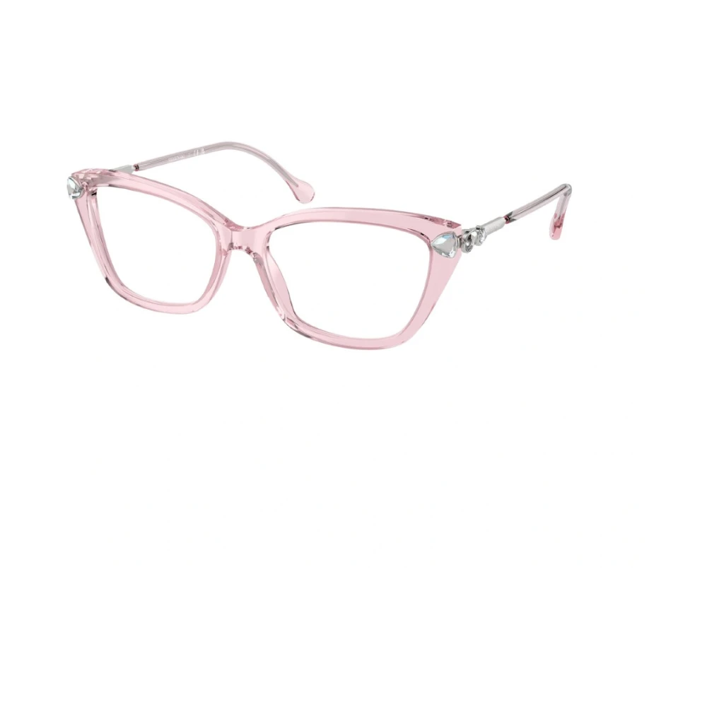 Swarovski Elegant en Glamoureus Roze Celluloid Montuur met Lichtpunt Pink Unisex
