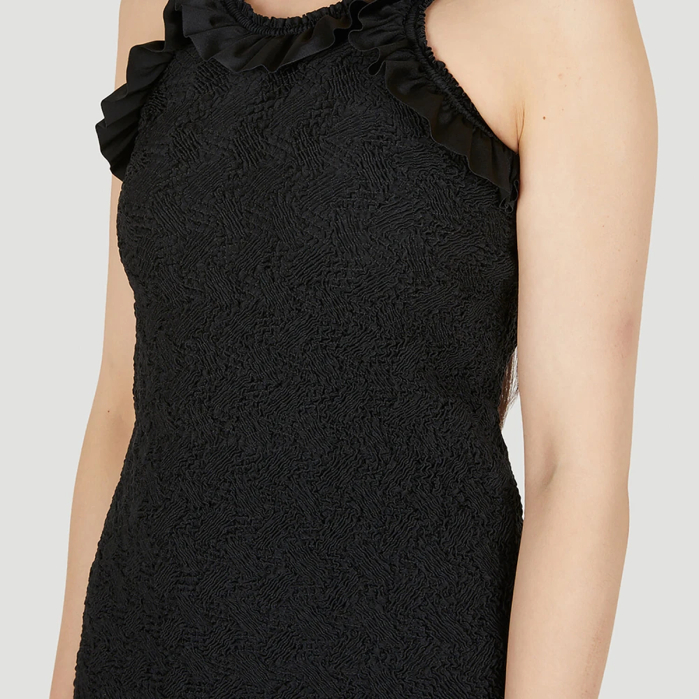 alexander wang Ruffle Trim Jurk Black Dames