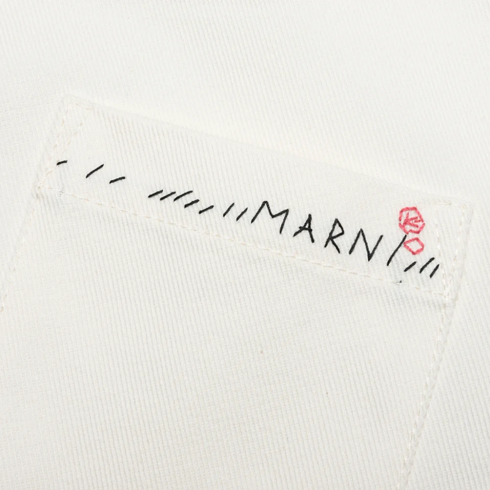 Marni Overhemd Reparatie Boor White Heren