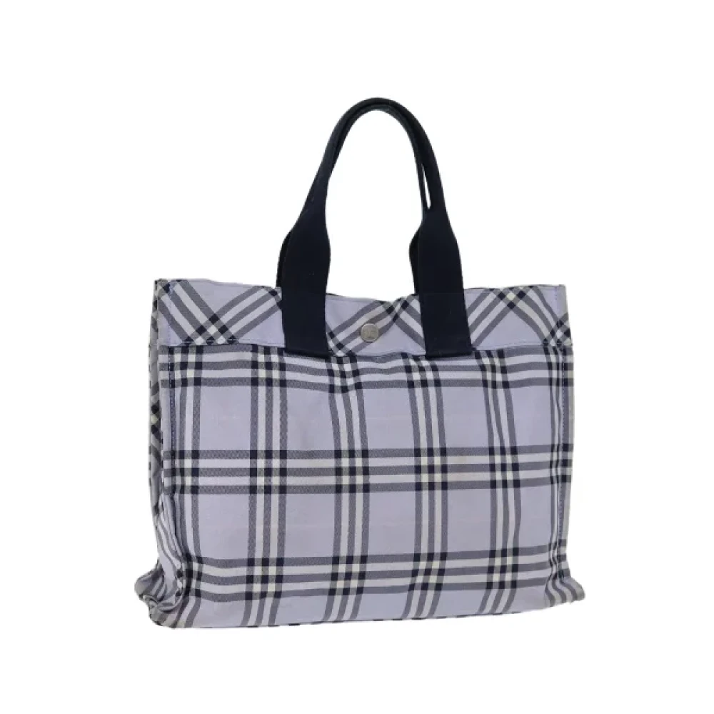 Burberry Vintage Pre-owned Nylon handbags Blue Dames